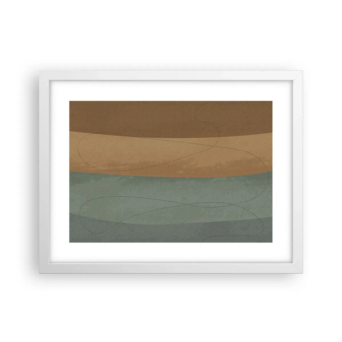 Plakat w białej ramie - Kompozycja horyzontalna - 40x30 cm