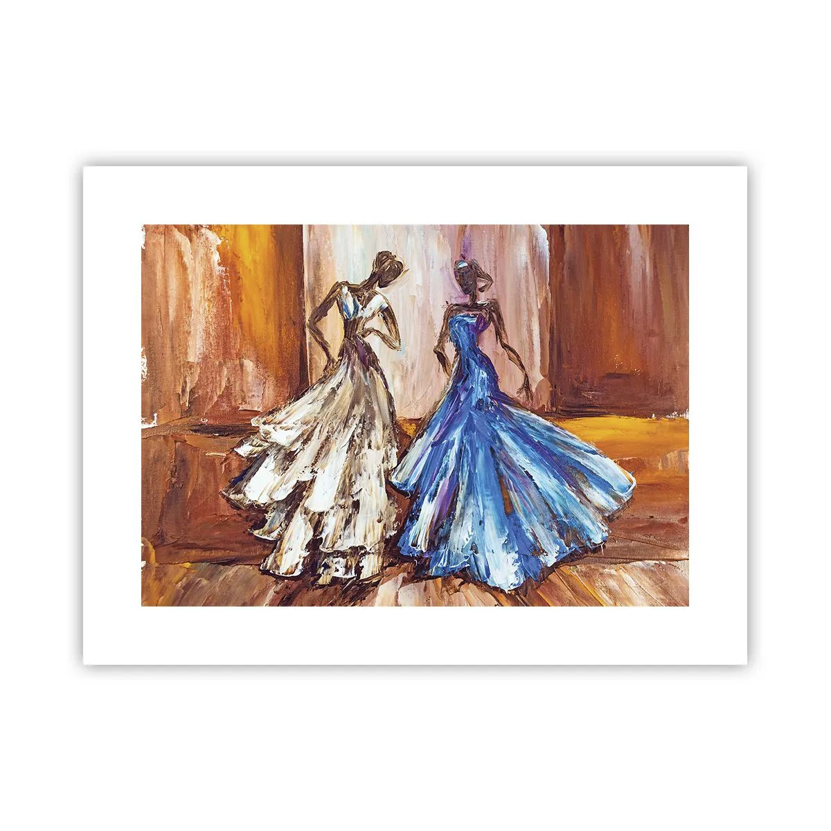 Plakat - Wdzięczny duet - 40x30 cm