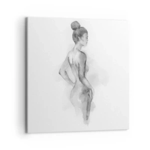 Obraz na płótnie - Piękna jak malowanie - 60x60 cm