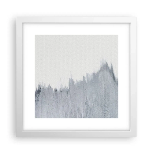 Plakat w białej ramie - Tajemniczy zapis - 30x30 cm
