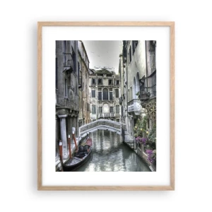 Plakat w ramie jasny dąb - Od wieków w cichej zadumie - 40x50 cm