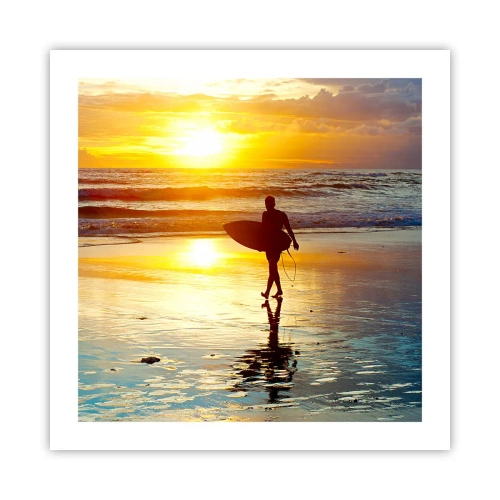 Plakat - Powrót wojownika - 50x50 cm