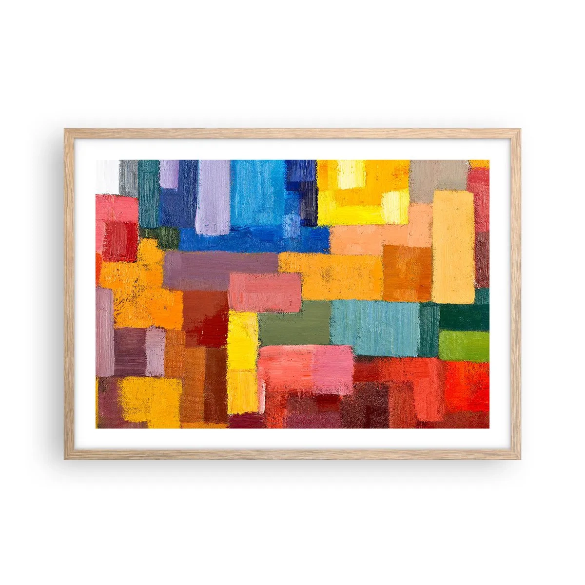 Plakat w ramie jasny dąb - Każdy inny, wszystkie barwne - 70x50 cm