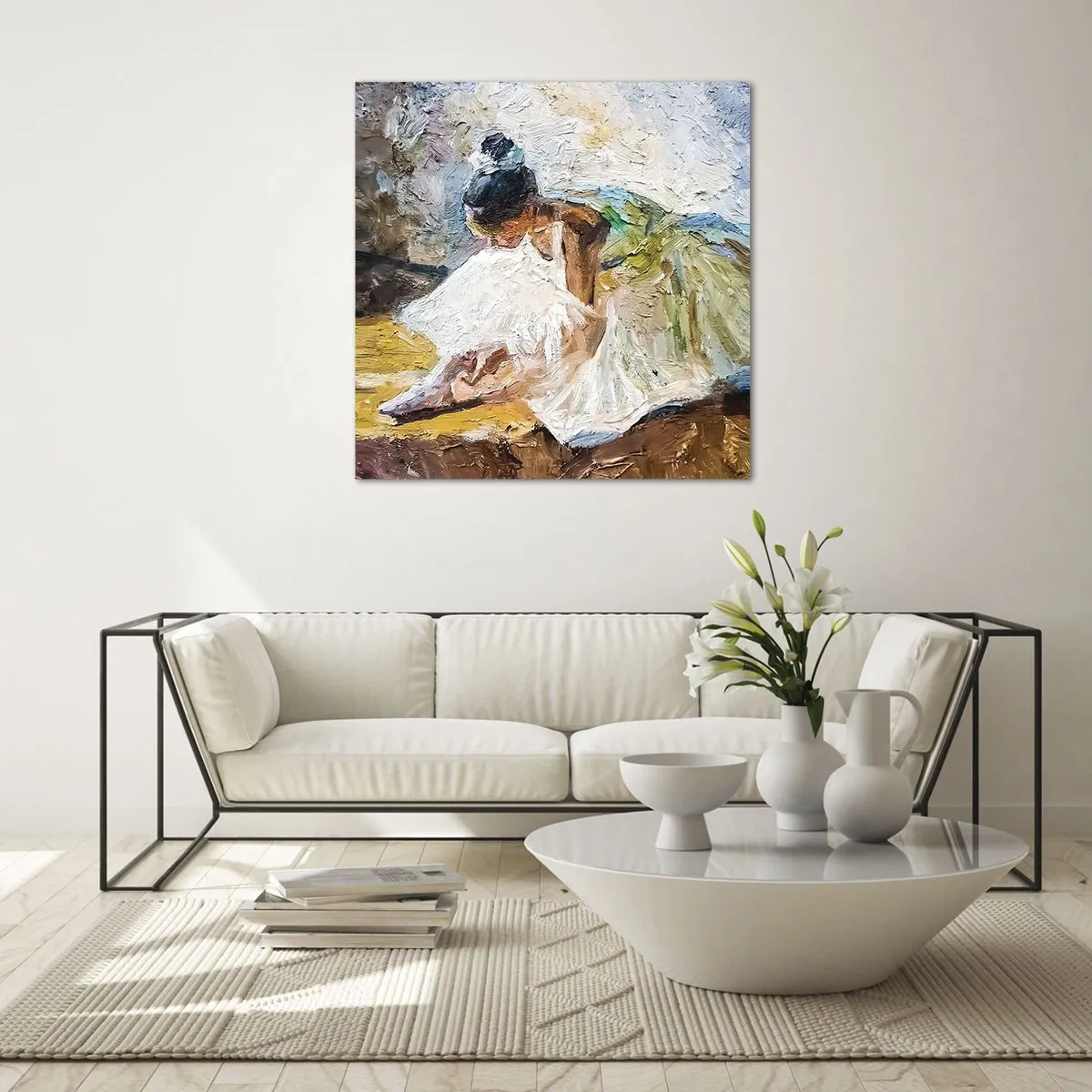 Obraz na szkle - Z obrazu Degasa - 70x70 cm