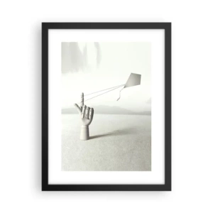 Plakat w czarnej ramie - Próba sił - 30x40 cm