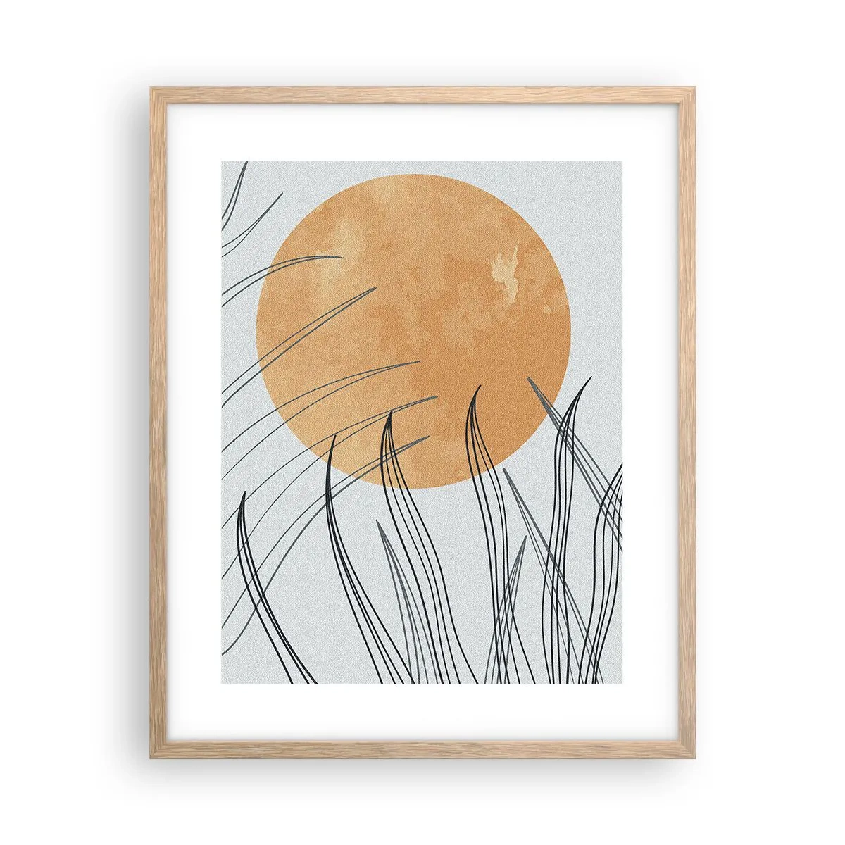 Plakat w ramie jasny dąb - Zawsze ku słońcu - 40x50 cm