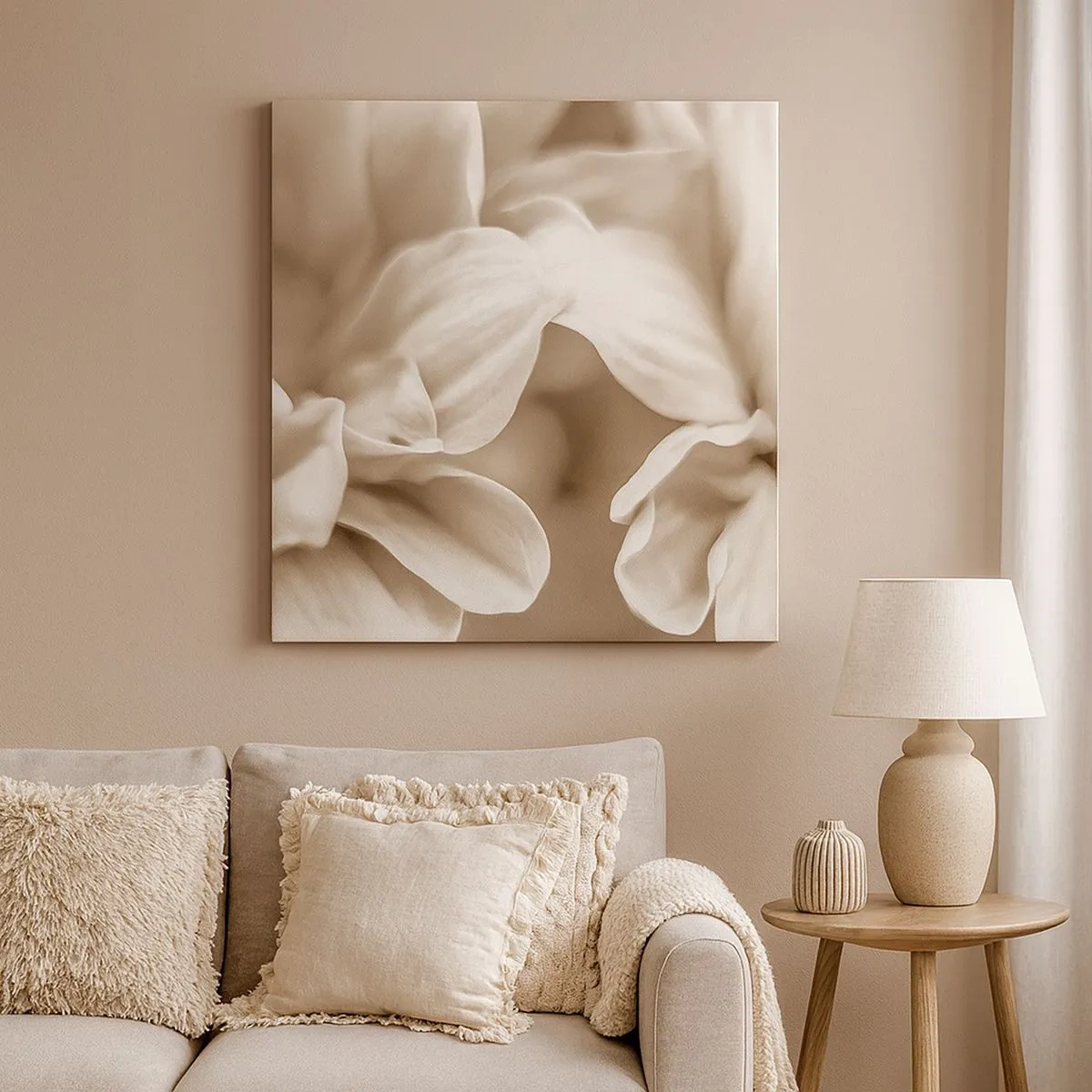 Obraz na płótnie - Łagodne jak uśmiech - 30x30 cm