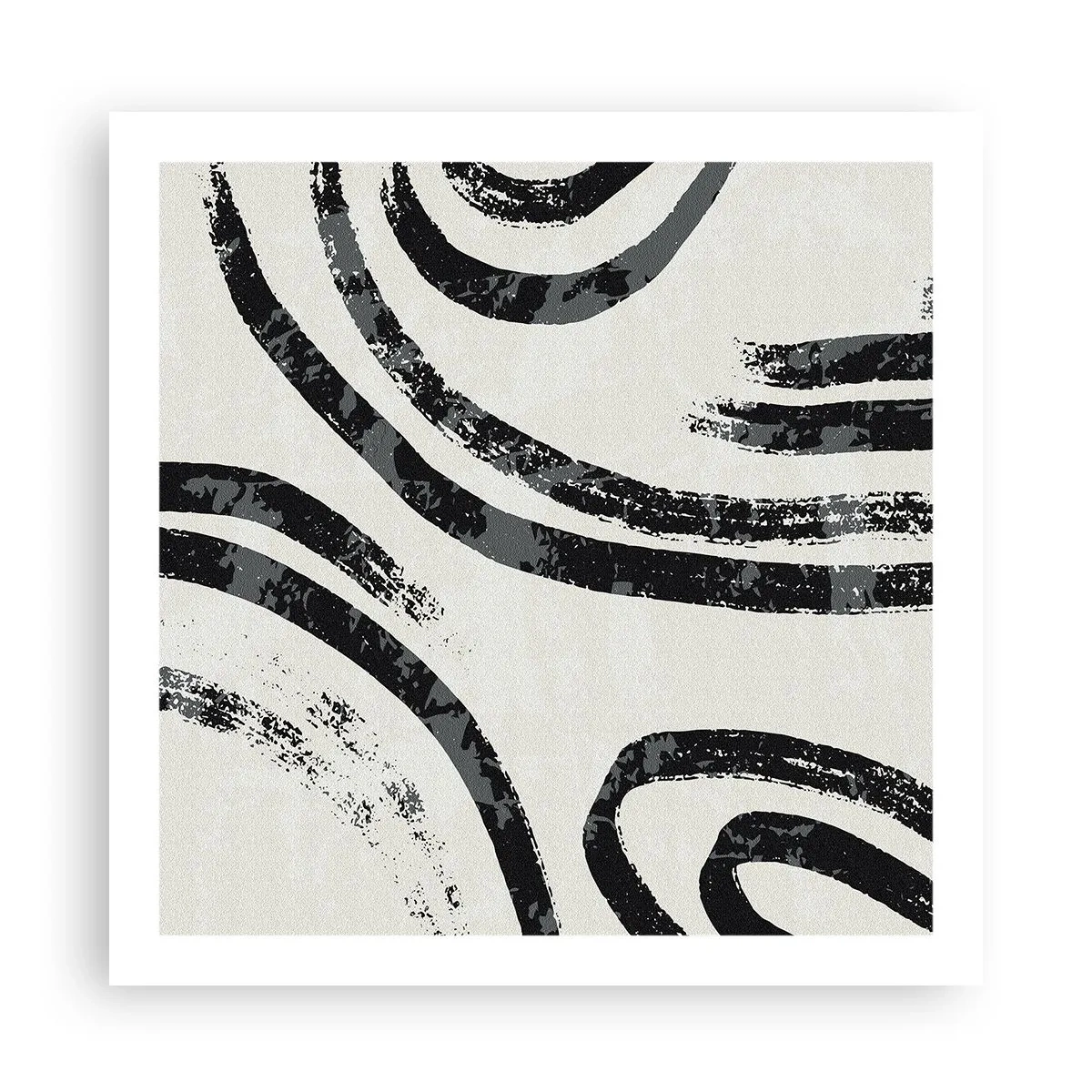 Plakat - W pół zatrzymany - 60x60 cm