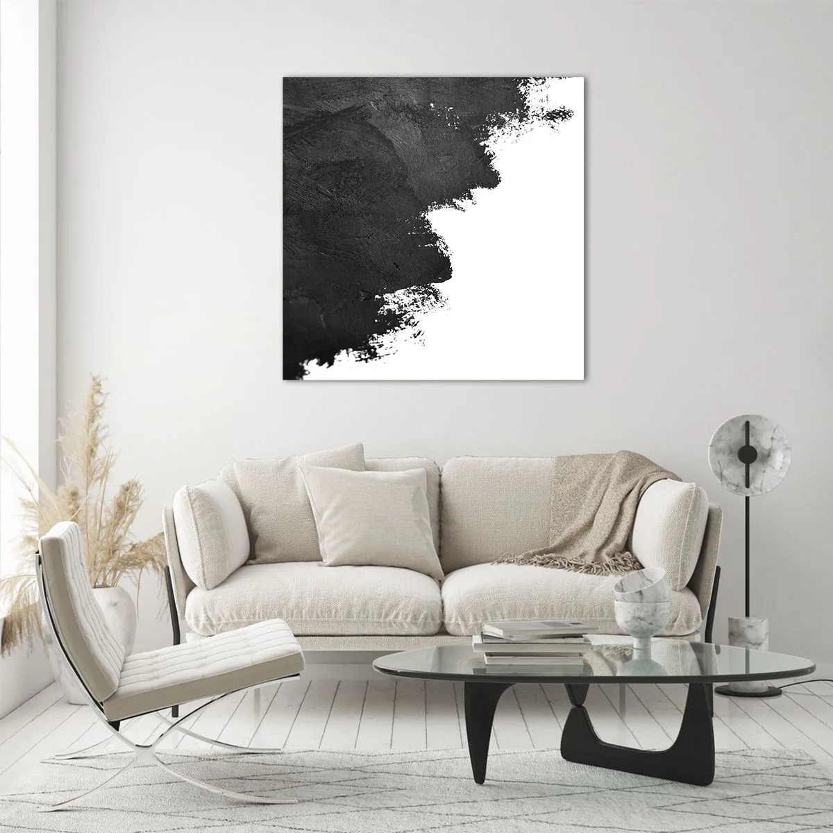 Obraz na szkle - Żywioły: ziemia - 40x40 cm