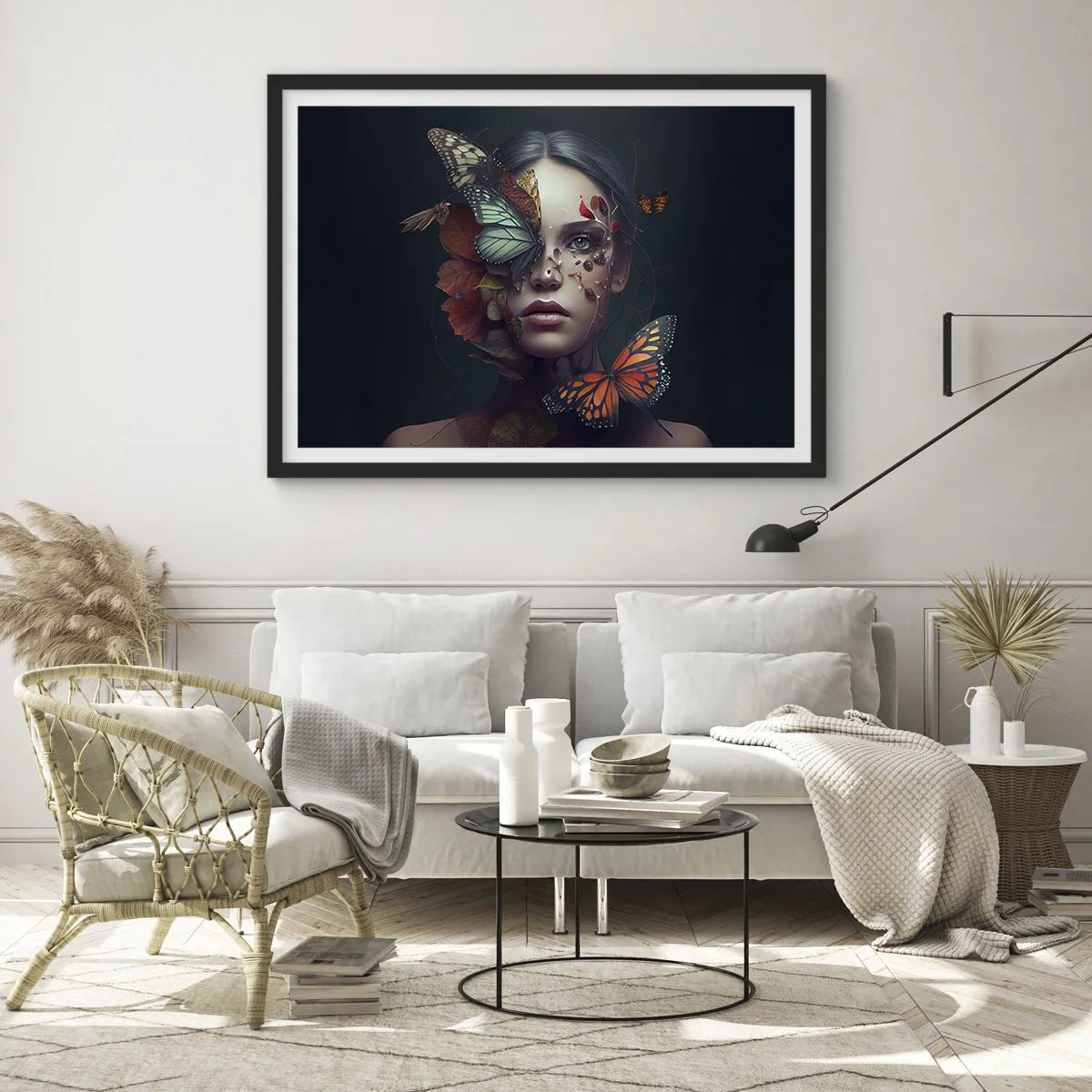 Plakat w czarnej ramie - Cudowna metamorfoza - 40x30 cm