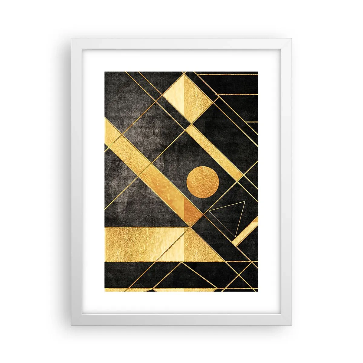 Plakat w białej ramie - Słońce pustyni - 30x40 cm