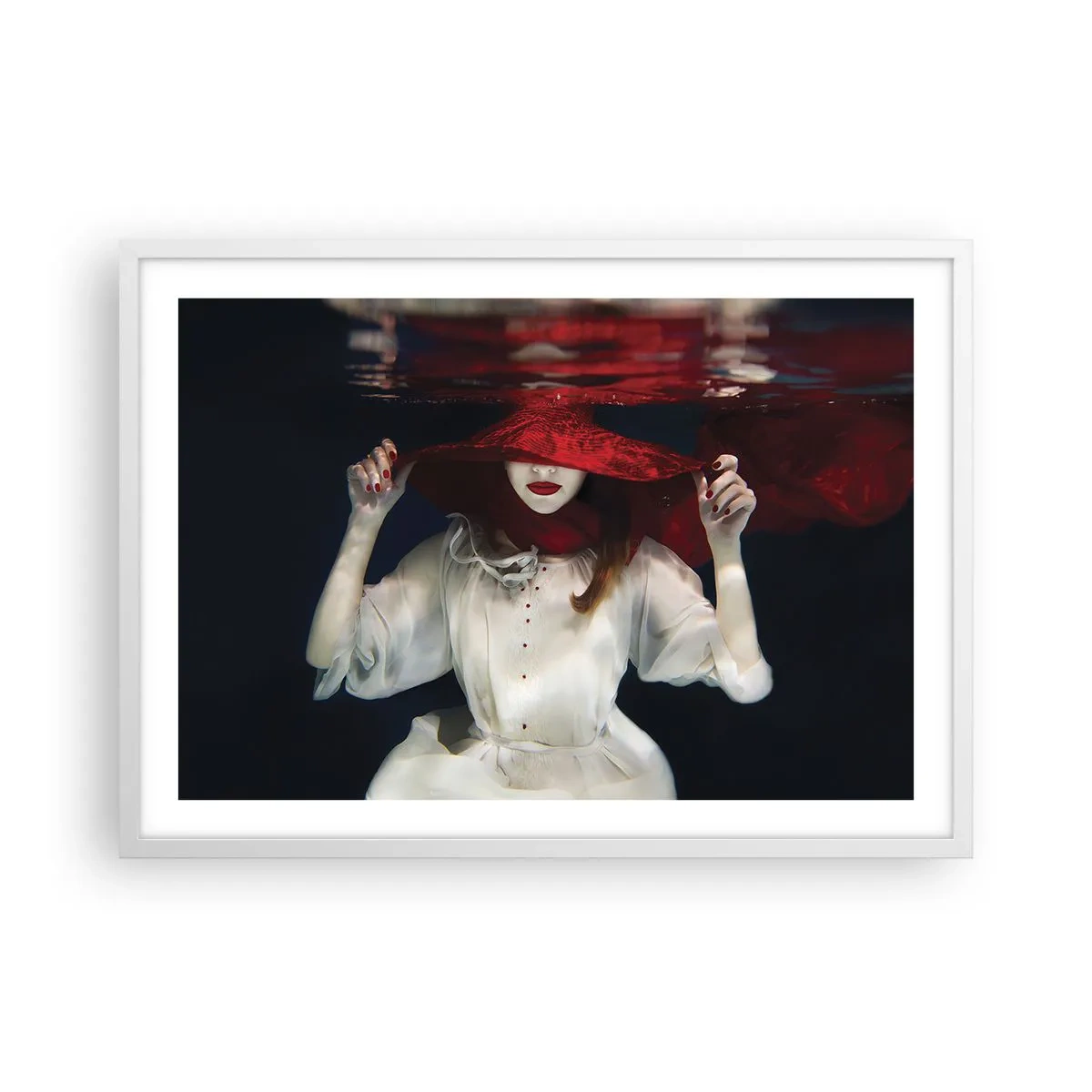 Plakat w białej ramie - Dziwożona - 70x50 cm