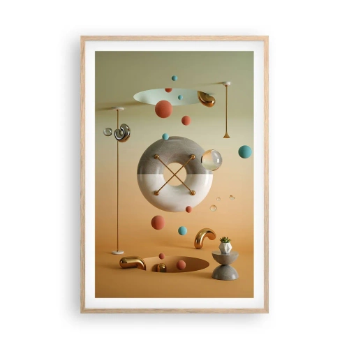 Plakat w ramie jasny dąb - Wszystko się zdarzyć może - 61x91 cm