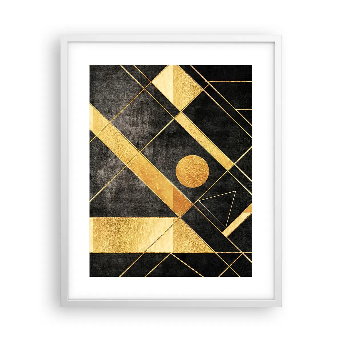 Plakat w białej ramie - Słońce pustyni - 40x50 cm