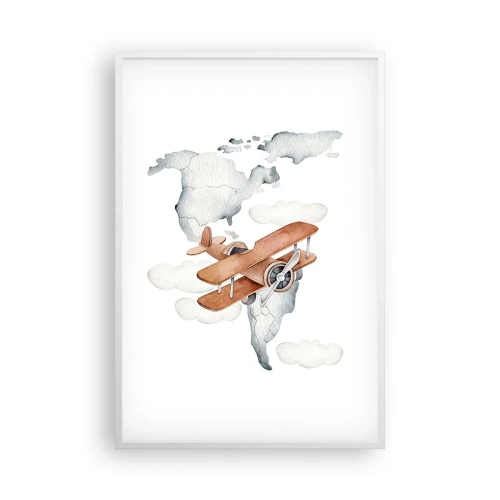 Plakat w białej ramie - W pionierskim duchu - 61x91 cm