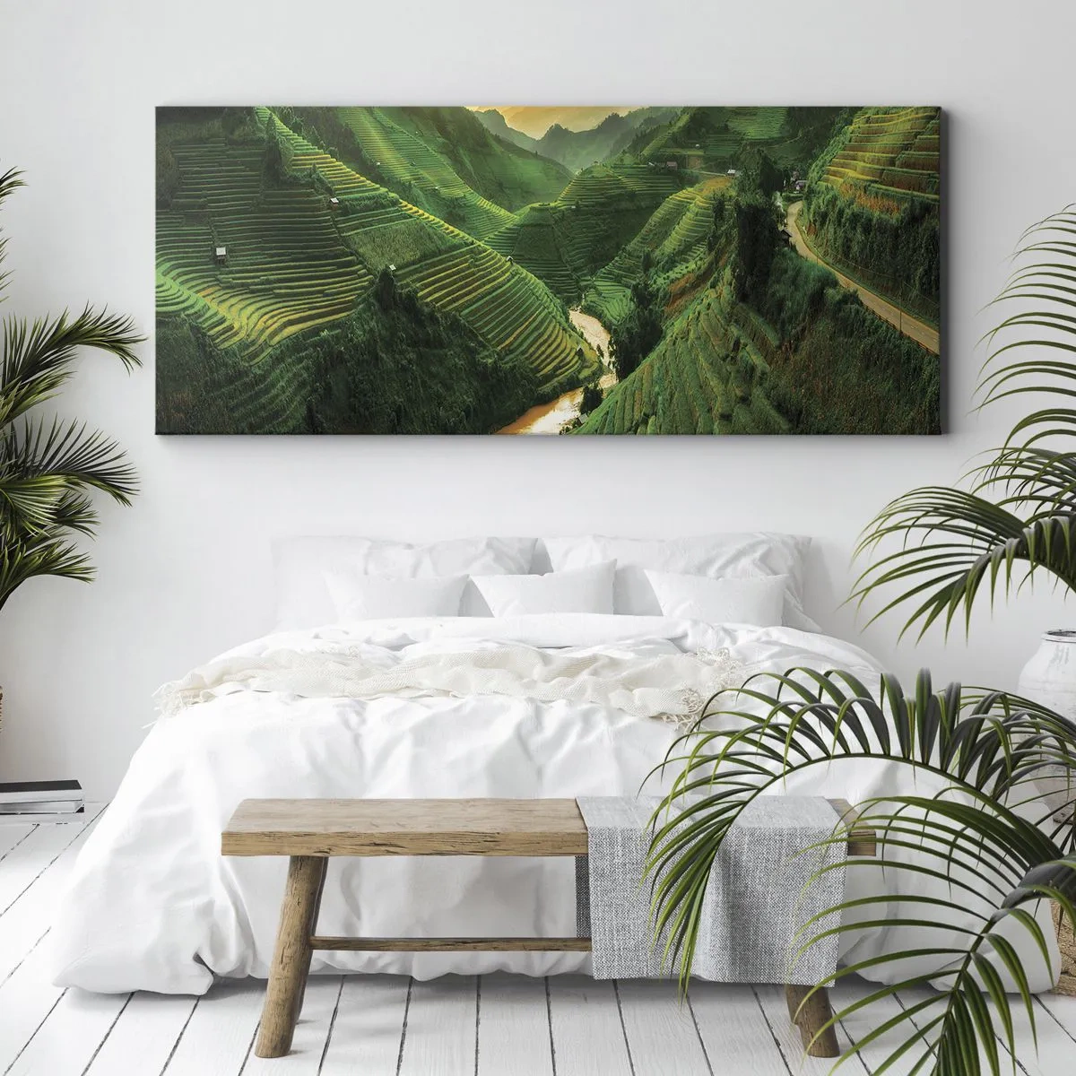 Obraz na płótnie - Wietnamska dolina - 100x40 cm
