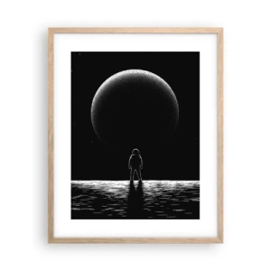 Plakat w ramie jasny dąb - Twarzą w twarz - 40x50 cm