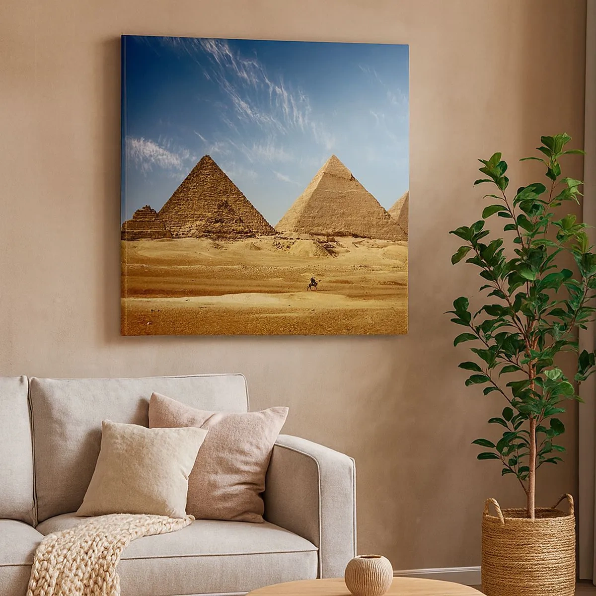 Obraz na płótnie - 40 wieków patrzy na was - 30x30 cm