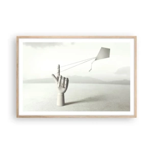 Plakat w ramie jasny dąb - Próba sił - 91x61 cm