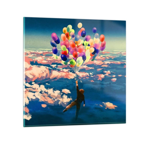 Obraz na szkle - Spełnione marzenie dzieciństwa - 60x60 cm