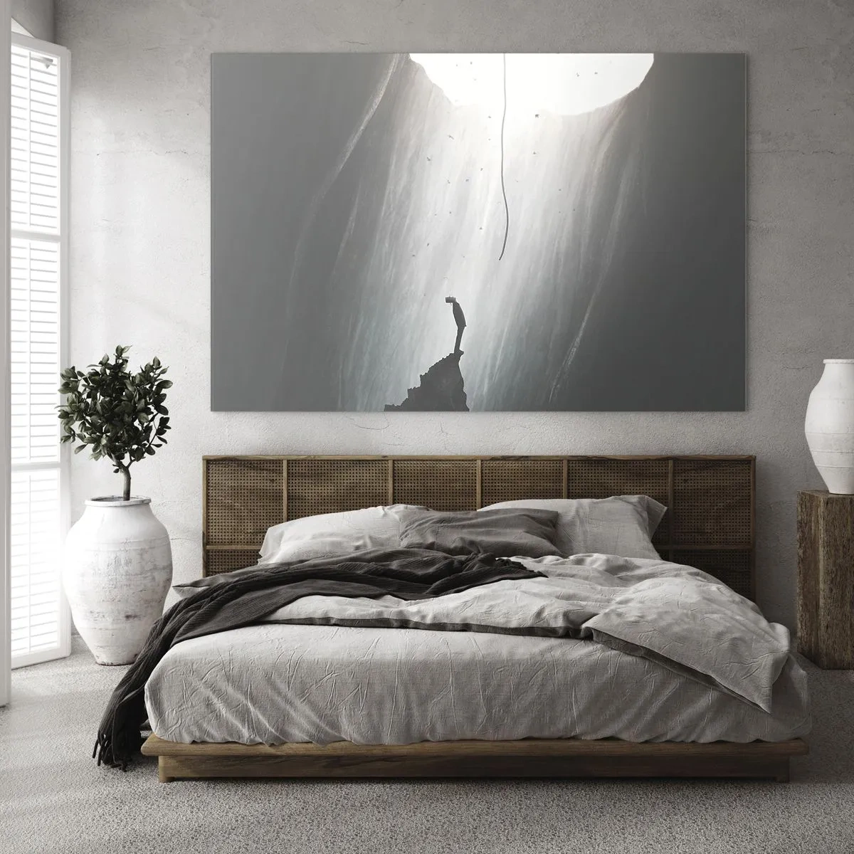 Obraz na szkle - Zawsze jest jakieś wyjście - 70x50 cm