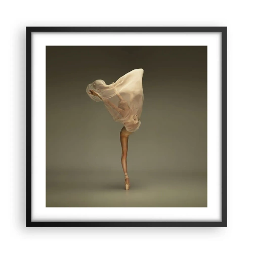 Plakat w czarnej ramie - Zaraz wzleci - 50x50 cm