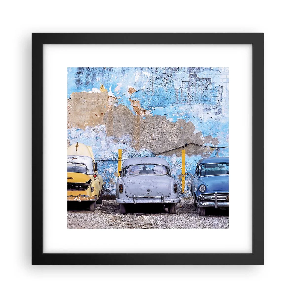 Plakat w czarnej ramie - Spotkanie weteranów - 30x30 cm