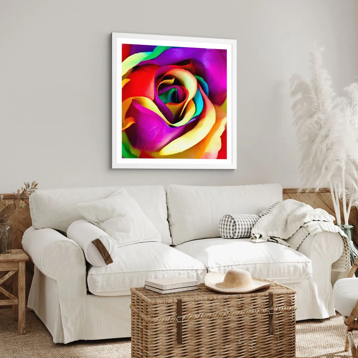 Plakat w białej ramie - To niemożliwe - 60x60 cm