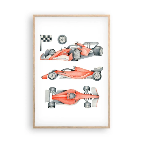 Plakat w ramie jasny dąb - Doścignąć marzenie - 61x91 cm