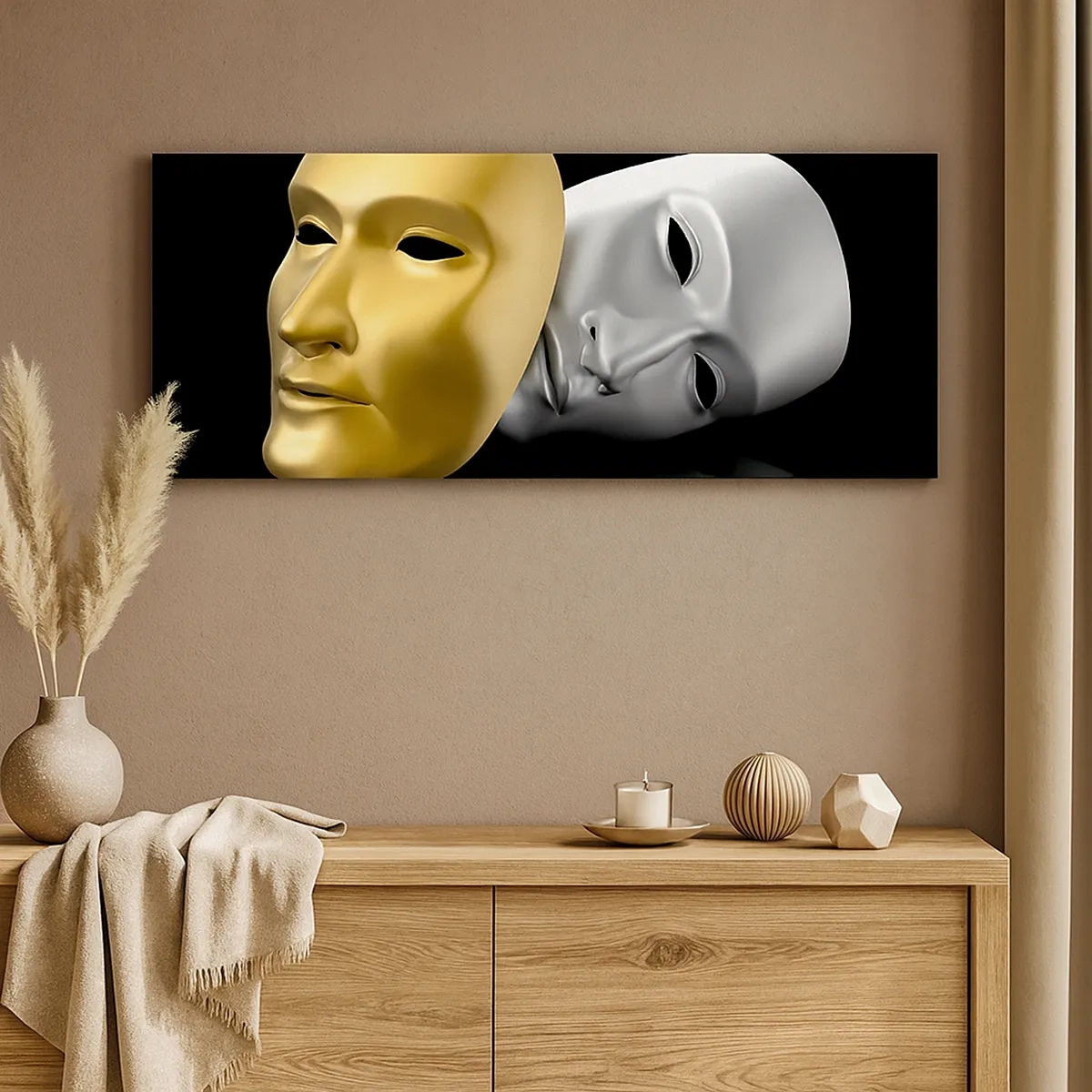 Obraz na płótnie - Życie to jest teatr - 30x30 cm