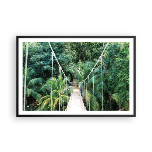Plakat w czarnej ramie - Welcome to the jungle! - 91x61 cm