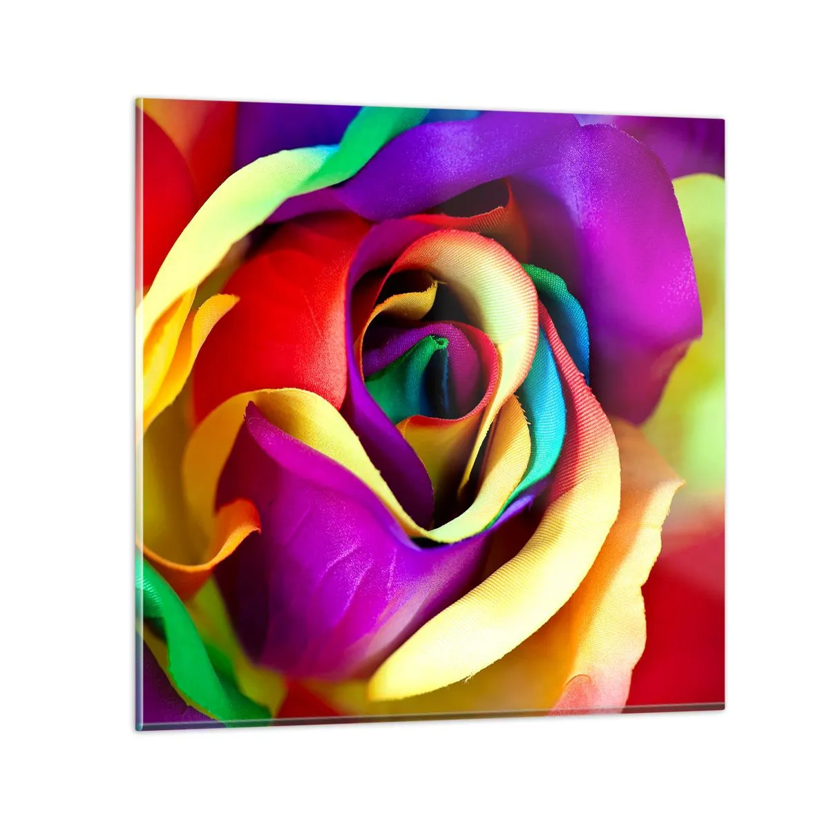 Obraz na szkle - To niemożliwe - 40x40 cm