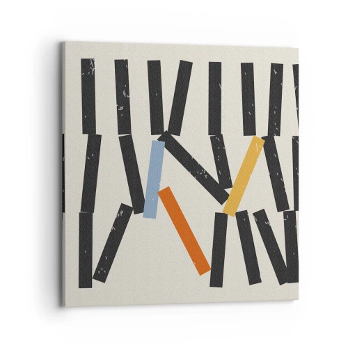 Obraz na płótnie - Domino – kompozycja - 70x70 cm