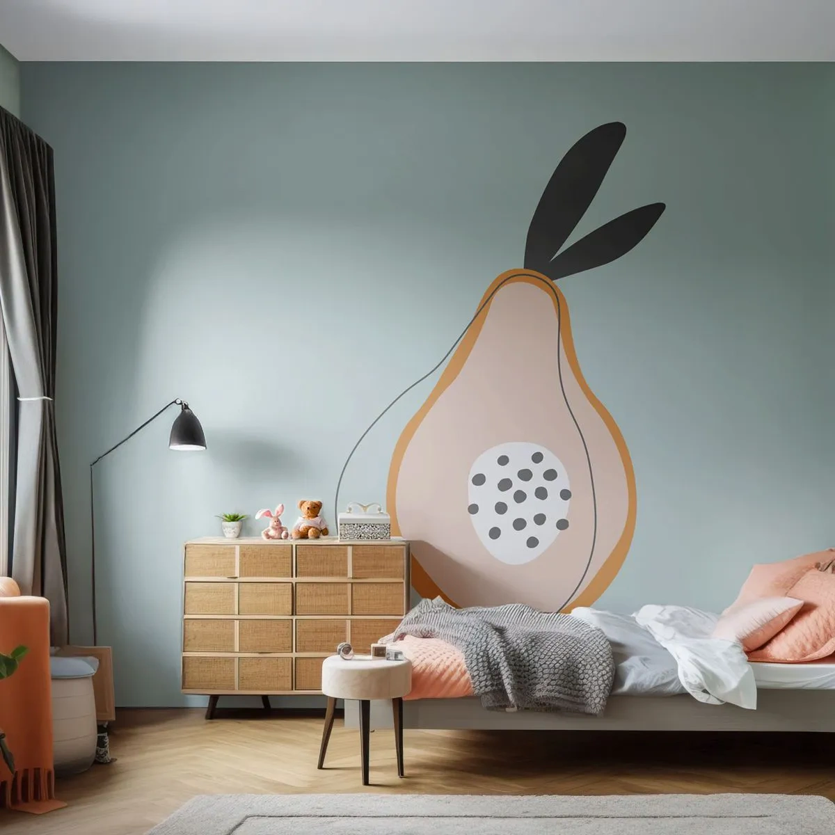 Fototapeta Samoprzylepna Deluxe Sticker - Przeniknąć w naturę rzeczy - Grafika, Gruszka, Sztuka - 250x175 cm