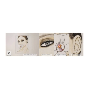 Fototapeta Próbka Samoprzylepna Deluxe Sticker - Symbol elegancji i piękna - Abstrakcja, Sztuka, Kobieta - 100x30 cm