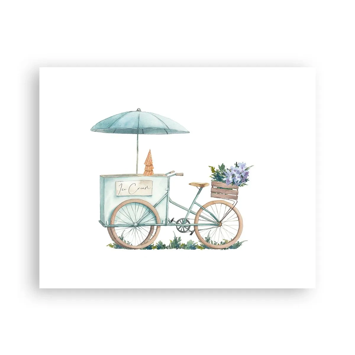 Plakat - Słodkie wspomnienie lata - 50x40 cm