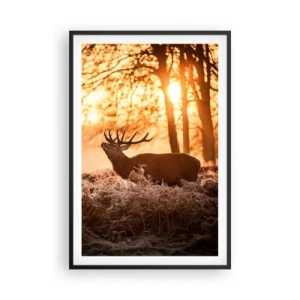 Plakat w czarnej ramie - Marzenie myśliwego - 61x91 cm