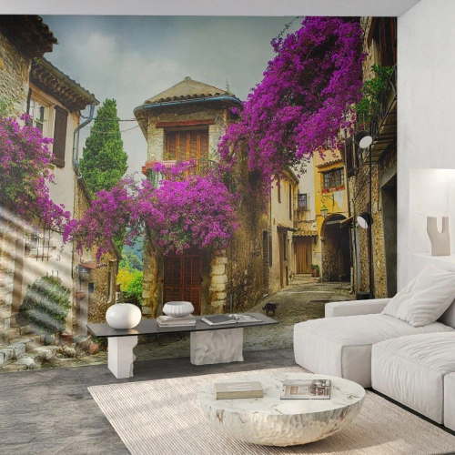 Fototapeta Samoprzylepna Deluxe Sticker - Pod kwietnym baldachimem - Krajobraz, Architektura, Miasto - 400x280 cm