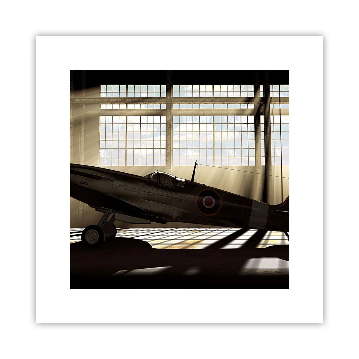 Plakat - Odpoczynek wojownika - 30x30 cm