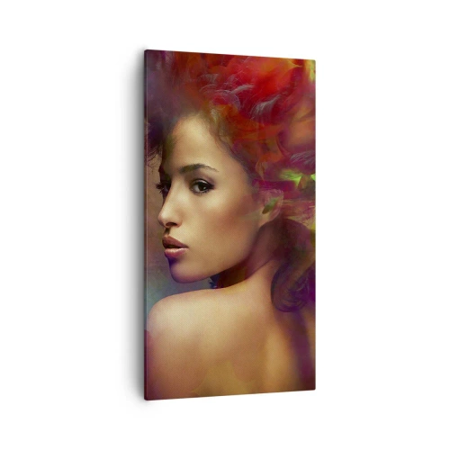 Obraz na płótnie - Piękniejsza od tęczy, delikatna jak mgła - 55x100 cm
