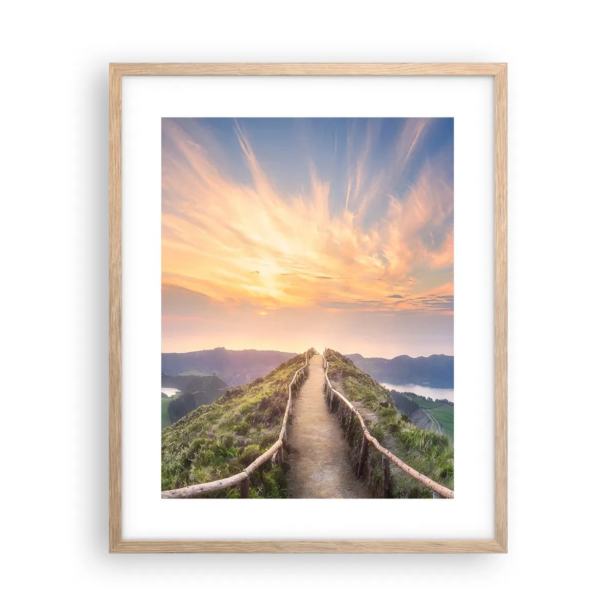 Plakat w ramie jasny dąb - Blisko nieba - 40x50 cm
