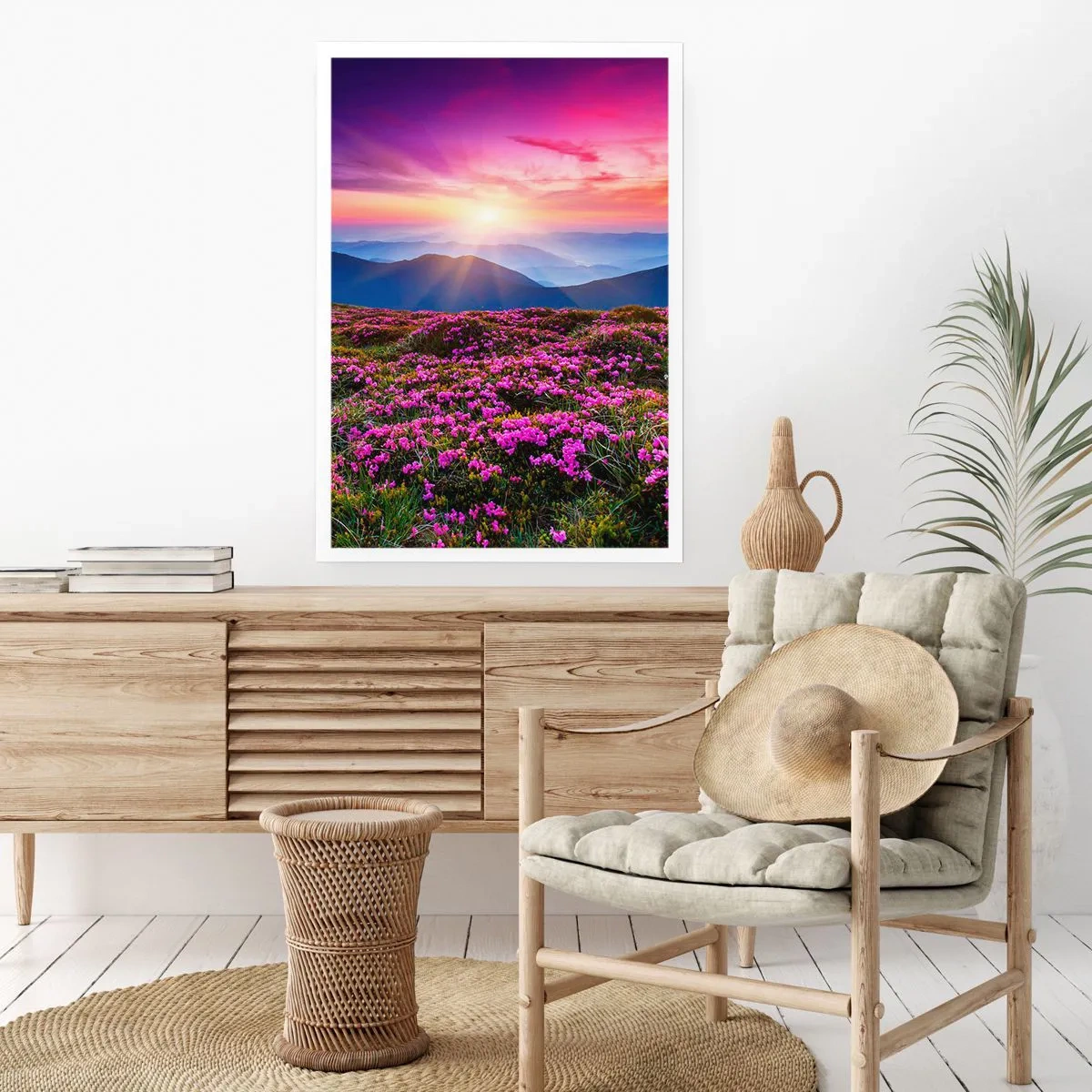 Plakat - Ziół zapachniały świeże pęki od niw - 30x40 cm