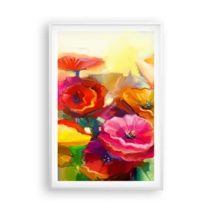 Plakat w białej ramie - Nie tylko czerwone - 61x91 cm