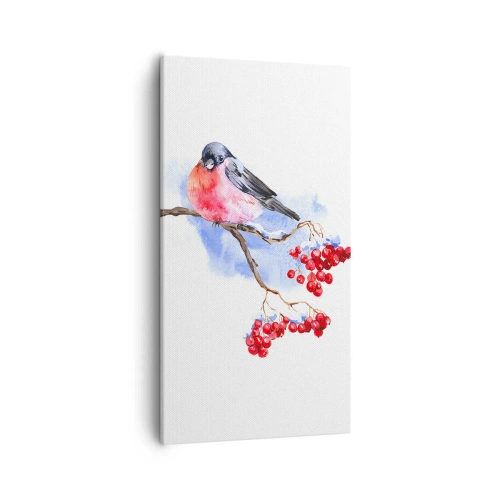 Obraz na płótnie - Zima w kolorze - 55x100 cm