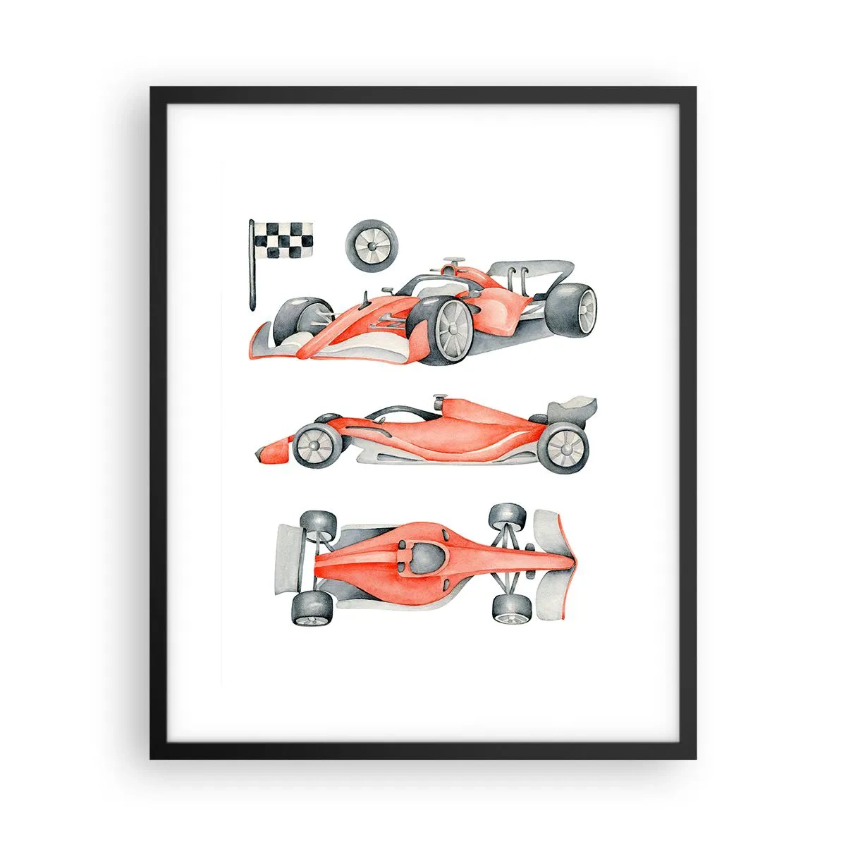 Plakat w czarnej ramie - Doścignąć marzenie - 40x50 cm