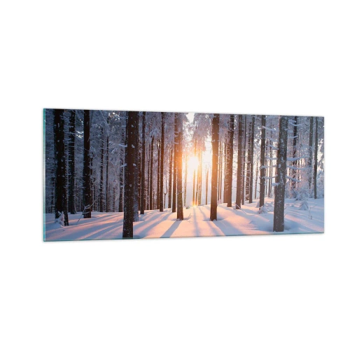 Obraz na szkle - Wyraźnie czarno na białym - 100x40 cm