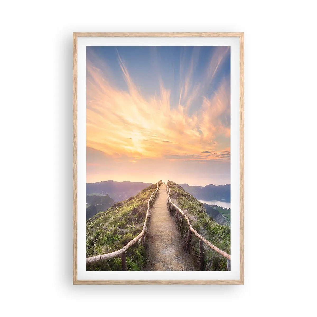 Plakat w ramie jasny dąb - Blisko nieba - 61x91 cm