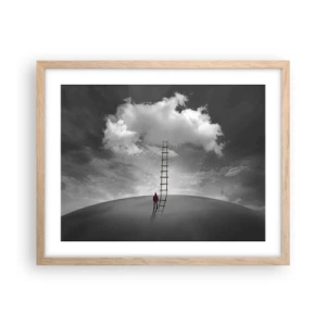 Plakat w ramie jasny dąb - Wszystko możliwe - 50x40 cm