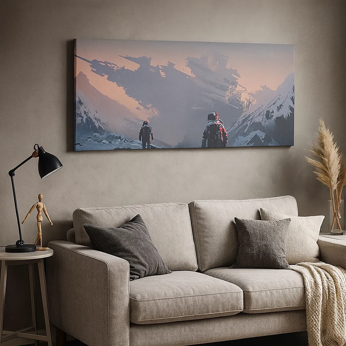 Obraz na płótnie - Pod nieznaną gwiazdą - 30x30 cm