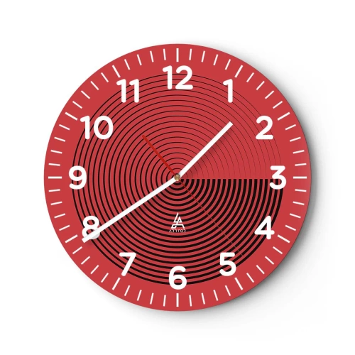 Zegar ścienny - Ruch kolisty - 30x30 cm